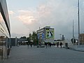 Arnhem, la plaza frente a la estación central desde la planta baja