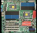 Placa de bază server pentru două procesoare AMD Opteron
