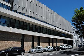 École nationale des greffes - Façade du bâtiment Marne est