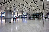 機場快綫大堂（2018年1月）