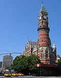 Jefferson Market Library, ooit een rechtbank, nu onderdeel van de New York Public Library