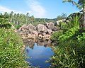 Paisatge de l'illa de La Digue a les Seychelles