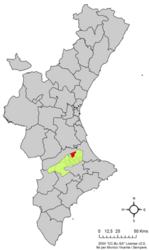 Benigánim – Mappa