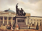 Monumen Minin dan Pozharsky pada tahun 1818