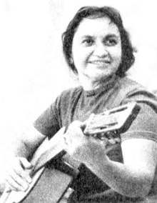 Violeta Parra katika miaka ya 1960s.