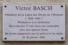 Plaque 8 rue Huysmans (Paris).