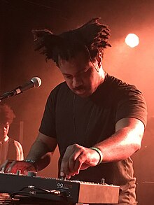 Sampha performing in November 2016