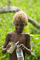 Image 43A Melanesian child from Vanuatu (from Melanesia)