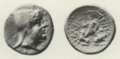 Монета на цар Зариадър, 190 BC
