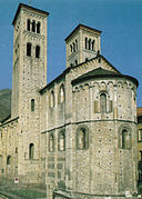 Ábside de la basílica de San Abundio (Como, siglo XI)