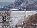 Trophy Point and Battle Monument seen from Jefferson Hall