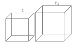 croquis de 2 cubes