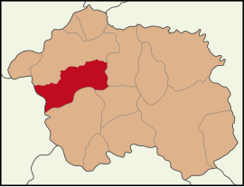 Map showing Odunpazarı District in Eskişehir Province