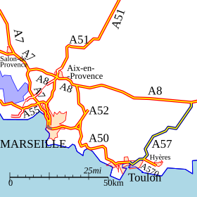 Carte de la route.