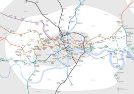 Plattegrond van zone 1 en 2 (2018)