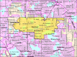 U.S. Census map