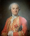 Portrait de Marc-René, « marquis de Montalembert », (1714-1800). Pastel de Maurice-Quentin de La Tour.