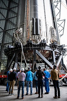 Large steel cylinder with complex engine mounts and wiring