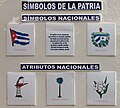 Placas con los símbolos patrios cubanos en Sancti Spíritus