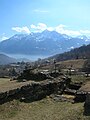 Panorama dai ruderi nel Parc de La Tour