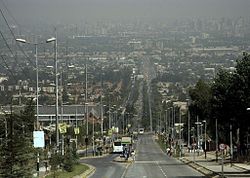 Avenida Grecia, looking to west