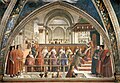 Ghirlandaio: Cappella Sassetti - Potrditev pravil Sv. Frančiška