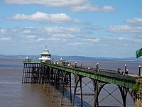 Pier Victoriann em Clevedon, Somerset, Inglaterra