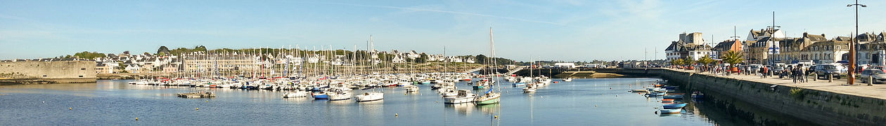 Le port de plaisance de Concarneau (2013).