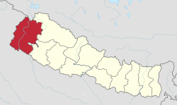 Vị trí ở Nepal