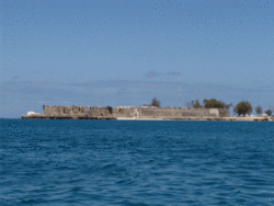 The Fort São Sebastião at the northern end of Stone Town