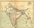 بھارتی ریلوے نیٹ ورک دا نقشہ، 1909