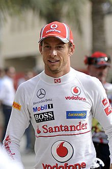 Jenson Button by die Bahreinse Grand Prix in 2012