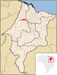 Governador Newton Bello – Mappa