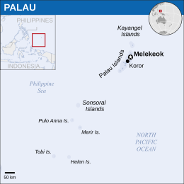 Palau - Mappa