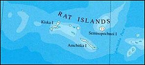 Карта головних островів з групи Щурячих