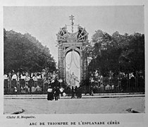 Arche lors de la visite du Tzar en 1901,