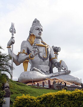 Statue de Shiva à Murdeshwar, Karnataka, Inde