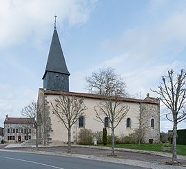 The church in Saint-Barbant