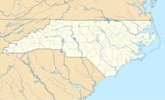 Дарам на карти North Carolina