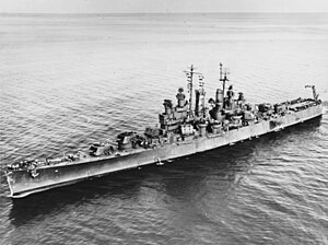 USS Biloxi in 1943