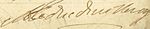 Signature de François de Neufville