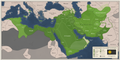 Abbasid Caliphate (750-1258/1261-1517) in 850 AD.