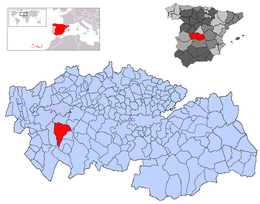 Alcaudete de la Jara – Mappa