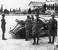 Image 63Georgios Tsolakoglou with Wehrmacht officers arrives at Macedonia Hall of Anatolia College in Thessaloniki, to sign the surrender (April 1941) (from History of Greece)