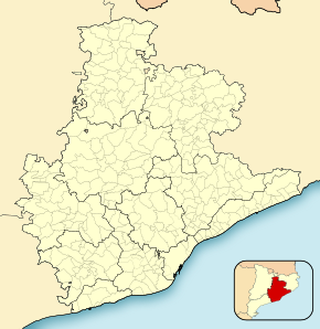 Santa Coloma de Cervelló ubicada en Provincia de Barcelona