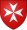 Cavaliere dell'Ordine di Malta - nastrino per uniforme ordinaria