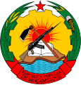 Coat of arms of the People's Republic of Mozambique (1975–1982)