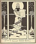 "משה" (1908): באיור מופיע הרצל כבן דמותו של משה המקראי