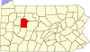 State map highlighting Jefferson County