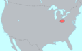 Shawnee distribution around 1755